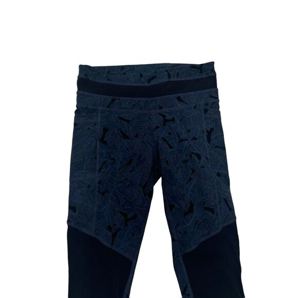 Athleta Womens  Navy Blue Tropical Excursion High Rise Jogger Pants Size S - Picture 5 of 12